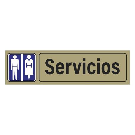 PLACA ADH.SERVICIOS PVC 53X165MM 4511 BL FINSTOCK