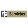 PLACA ADH.SERVICIOS PVC 53X165MM 4511 BL FINSTOCK