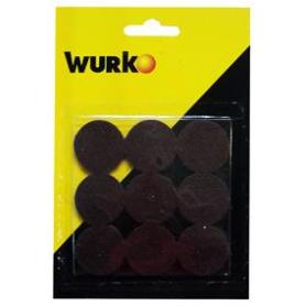 FIELTRO 8520 ADHES.  9 DISCOS X28 MM MARRON