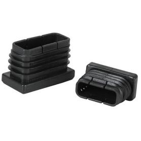 CONTERAS RECTANGULAR ESTRIADA 60X40 INT. NEGRA 100U STR-KK-60X40 (CAJA 100 UNIDADES)