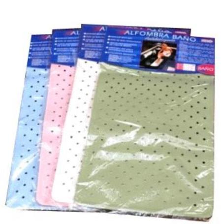 ALFOMBRA BAÑO 97X36 AZUL CELESTE GRANDE 11501