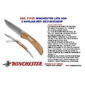 WINCHESTER LATA CON 2 NAVAJAS REF  GE31003536DIP