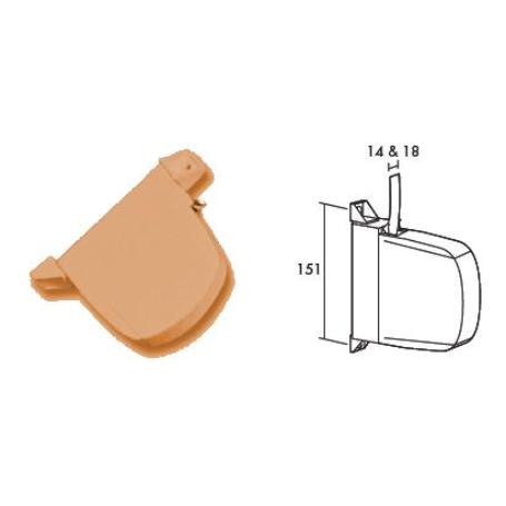 PERSIANA RECOGEDOR MINI C-14 MARRON C-MARRON 06011004