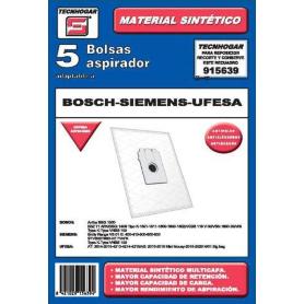 BOLSA ASPIRADOR PACK 5 UDS. BOSCH-SIEMENS-UFESA 915639