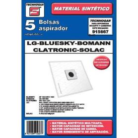 BOLSA ASPIRADOR PACK 5 UDS. LG-SOLAC 915667