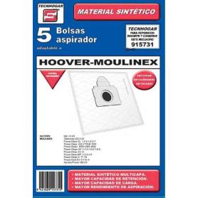 BOLSA ASPIRADOR PACK 5 UDS. HOOVER-MOULINEX 915731