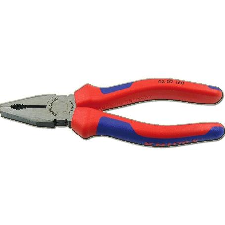 KNIPEX ALICATE UNIVERSAL 0302-160 MANGO PLASTICO BICOLOR