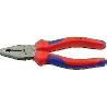 KNIPEX ALICATE UNIVERSAL 0302-160 MANGO PLASTICO BICOLOR