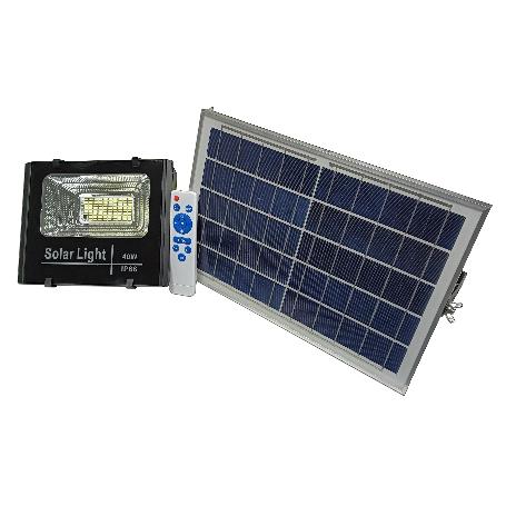 TALOX FOCO + PANEL SOLAR LED C-CONTROL REMOTO 40 W GY-RSF-002
