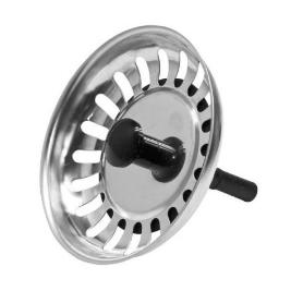 TAPON FREGADERO REJILLA  INOX EJE PLASTICO VALVULA 115Ø 3171