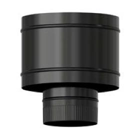 ESTUFA SOMBRERETE TERMINAL ANTIRREVOCANTE VITRI 90º Ø 150 AVM150