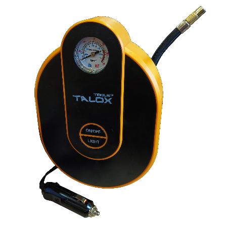 TALOX MINICOMPRESOR AIRE INFLAR CONEXION COCHE12V+3BOQUIL 690003