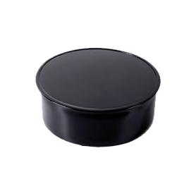 ESTUFA TAPA COLECTOR VITRIFICADO NEGRO A  Ø 100 MM TAV100