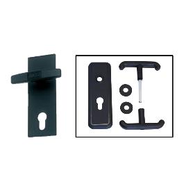 MCM POMOS JUEGO MANIVELA CERADURA PUERTA GARAJE OSCILANTE 1511EP