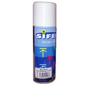 SIFER PINTURA SPRAY ESMALTE SINTET.BRILLANTE 200ML BLANCO ELECTR