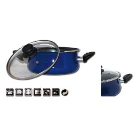MAGEFESA SERIE DANUBIO CACEROLA CON TAPA 24   01107061