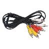SIMON FINSTOCK MULTIMEDIA CABLE CONEXION TV 3 RCA A 3 MU730998