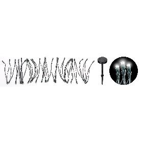 BAJA SIMON NAVIDAD GUIRNALDA SOLAR 50 LED BLANCA FIJA+6,8 MT NV4