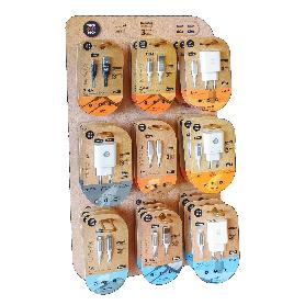 TECH EXPOSITOR MESA CARGADORES Y CABLES MOVILES 9 GANCHO 400903P