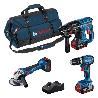 BOSCH 3 TOOL KIT 18V 2X5AH+1X5,5AH 0615A5004C Z01