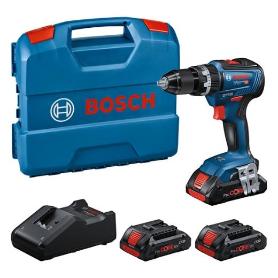 BOSCH TALADRO PERCUTOR A BATERIA GSB 18V-55+3X4AH+LC 0615A5002V