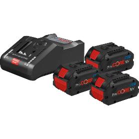 BOSCH POWERSET 3XPC 18V 8.0AH+CARGADOR GAL18V-160 0615990N2F