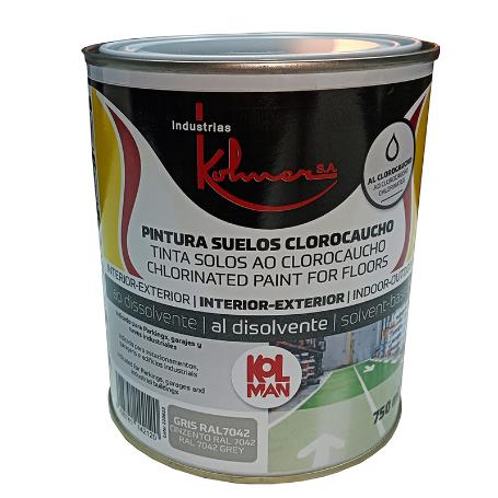 KOLMAN PINTURA SUELOS-PARKING CLOROCAUCHO 750 ML GRIS CINZENTO