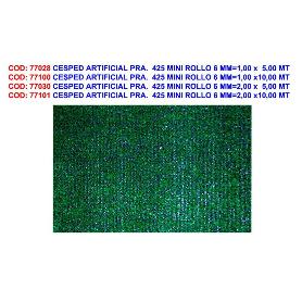 CESPED ARTIFICIAL F.S. PRA.  425 MINI ROLLO 6 MM 1,00 X  5,00 MT