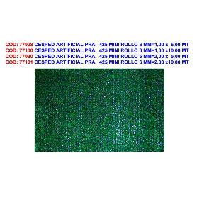 CESPED ARTIFICIAL F.S. PRA.  425 MINI ROLLO 6 MM 1,00 X10,00 MT