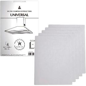FILTRO PAPEL CAMPANA EXTRACTORA UNIVERSAL  5 U 60X45 CM  5605