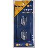 BRIPLAS COLGADOR COCINA-BAÑO PLASTIC ADHESIV 2U TRANSPARENT 223T