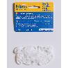 BRIPLAS GARFIO-CORCHETE CORTINA BAÑO 25 U BLANCO 620