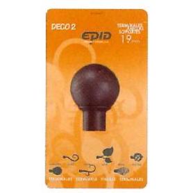 CORTINA FINSTOCK TERMINAL BARRA METAL 19 MM GARONA 11 NEGRO-ORO