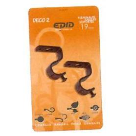 CORTINA FINSTOCK  2 SOPORTE BARRA 19 MM TECHO 34 CREMA ORO