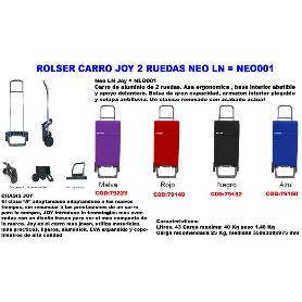 ROLSER CARRO JOY 2 RUEDAS NEO LN AZUL NEO001