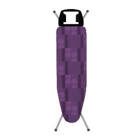 ROLSER MESA PLANCHA METAL KM LOGOS 115X35CMX22 DIAM.MALVA K05003