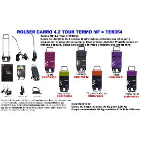 ROLSER FINSTOCK CARRO 4.2 TOUR TERMO MF NEGRO-MALVA TER054