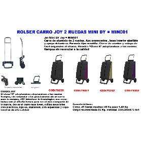 BAJA ROLSER CARRO JOY 2 RUEDAS MINI DY JOY CHAMPAGNE MIN001
