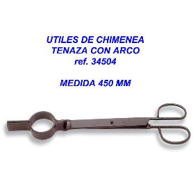 UTILES CHIMENEA TENAZA LUMBRE C-ARCO 450 MM 34504
