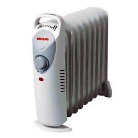 BASTILIPO FINSTOCK MINI RADIADOR 1000 W RAC - 1000 9 ELEMENTOS
