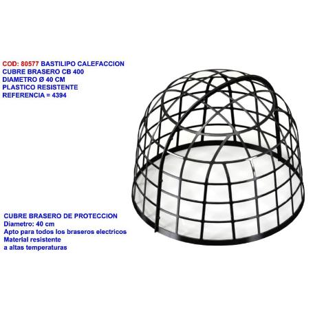 BASTILIPO FINSTOCK CUBRE BRASERO PLASTICO CB-400 DM 40 CM 4394