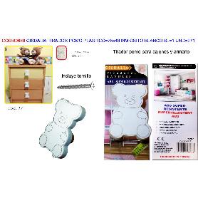 GISDALIA FINSTO TIRADOR POMO PLAST 75X49 MM OSITO BLANCBL1UD 271