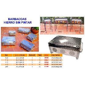 BAJA  BARBACOA HIERRO 25 X 45 X 24 B-45 SIN PINTAR