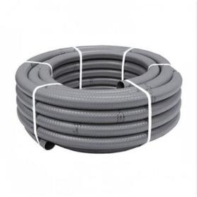 PVC TUBERIAS FLEXIBLE GRIS HIDROTUBO 50 MM EN ROLLOS 25M 1153