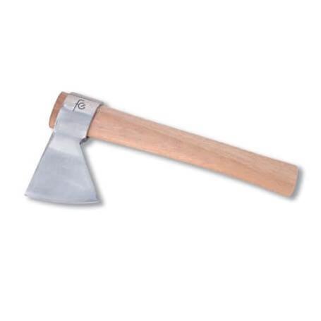 HACHA ACERO INOX. 250 GR. MANGO MADERA 250MM FILO CORTE 85 12301