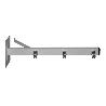 TENDEDERO JUEGO CINCADO PARED 3 POLEA 460 MM PLACA160X80MM 39221 (CAJA 2 UNIDADES)