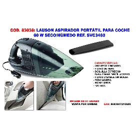 LAUSON ASPIRADOR PORTATIL COCHE 60 W SECO-HUMEDO SVC 3460