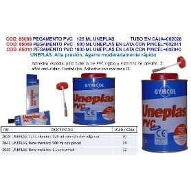UNECOL PEGAMENTO COLA PVC 1000 ML UNEPLAS LATA CON PINCEL 002040