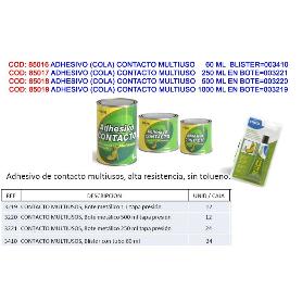 UNECOL ADHESIVO (COLA) CONTACTO MULTIUSO   500 ML EN BOTE 003220