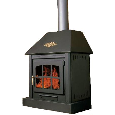 ESTUFA FINSTOCK LEÑA MASIA 510  SALIDA SUPERIOR 150